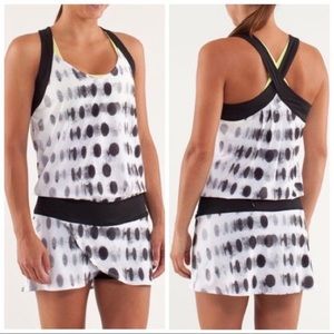 Lululemon Run For Your Money Seaside Dot Dress